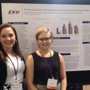Dr. Melinda Moore and EKU doctoral student Shelby Smith presenting at the 50th A