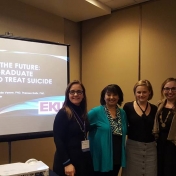 The EKU contingent at the 2018 American Association of Suicidology meeting