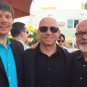 Martin Sellbom, Dustin Wygant, and Yossi Ben-Porath at the MMPI Meeting